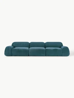 Modulaire bank Wolke (4-zits) van teddy bouclé^Westwing Collection Outlet