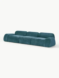 Modulaire bank Wolke (4-zits) van teddy bouclé^Westwing Collection Outlet
