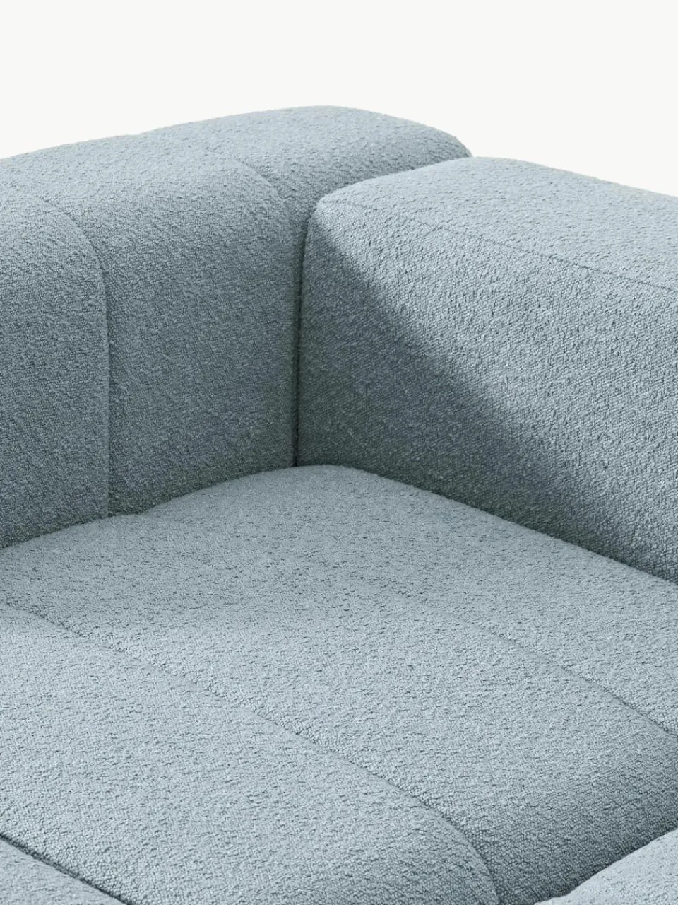 Modulaire bouclé bank Lena (4-zits) met kruk^Westwing Collection Online