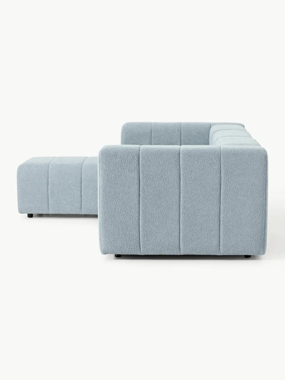 Modulaire bouclé bank Lena (4-zits) met kruk^Westwing Collection Online