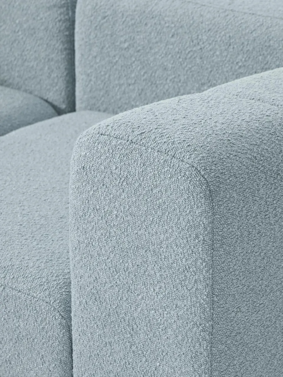 Modulaire bouclé bank Lena (4-zits) met kruk^Westwing Collection Online