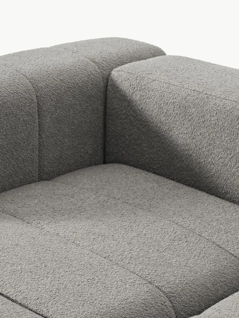 Modulaire bouclé bank Lena (4-zits) met kruk^Westwing Collection Outlet