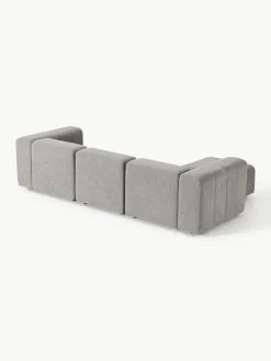 Modulaire bouclé bank Lena (4-zits) met kruk^Westwing Collection Outlet