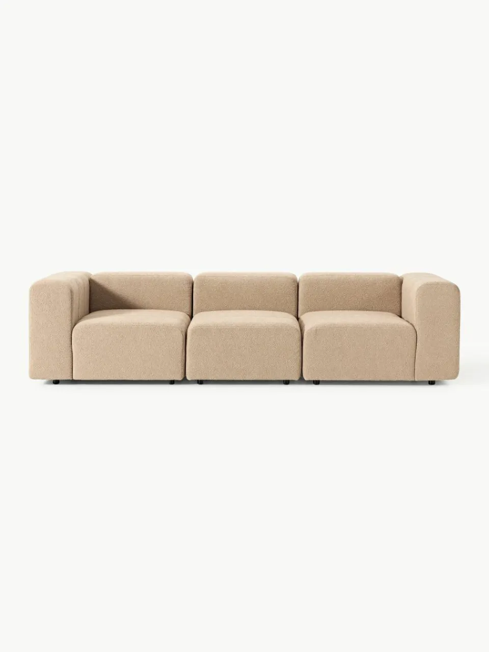 Modulaire bouclé bank Lena (4-zits)^Westwing Collection New