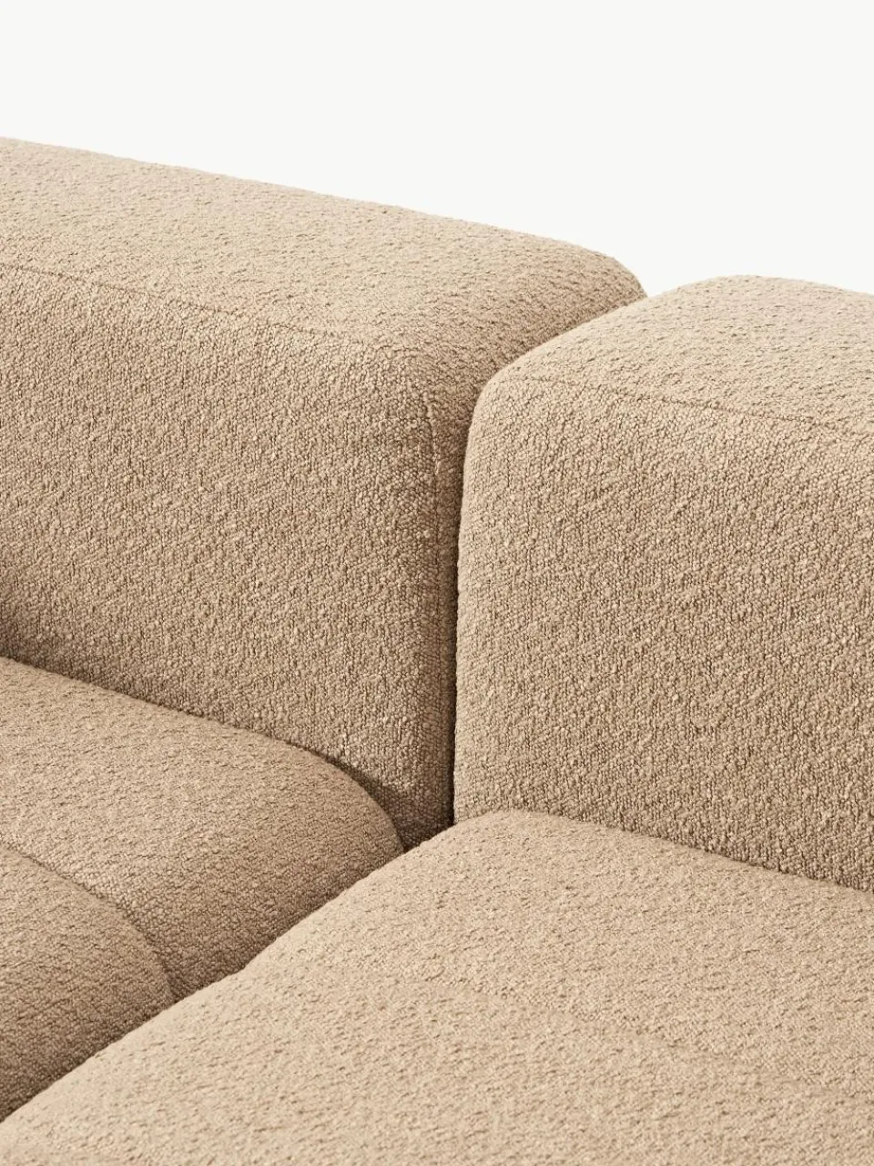 Modulaire bouclé bank Lena (4-zits)^Westwing Collection New