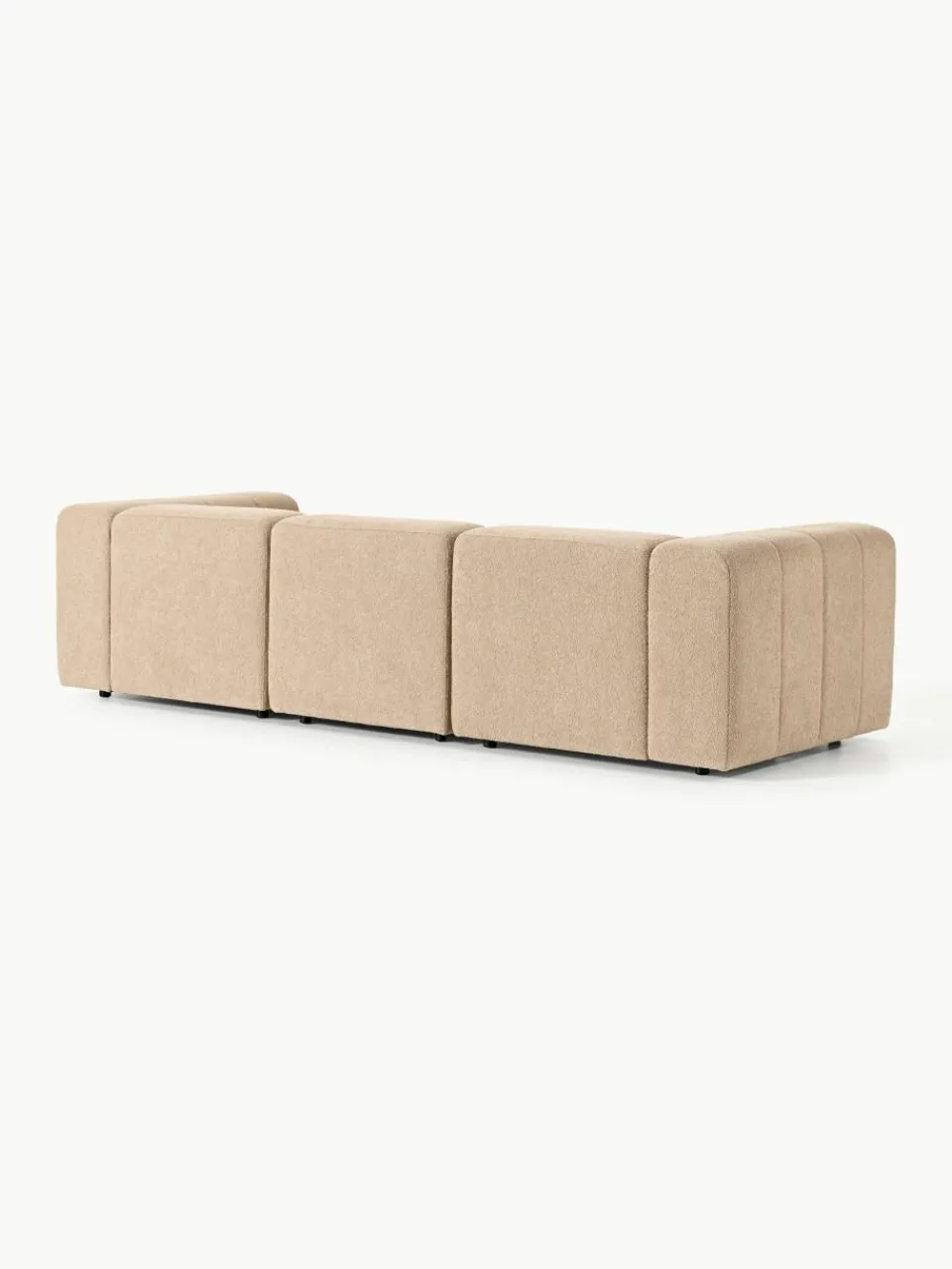 Modulaire bouclé bank Lena (4-zits)^Westwing Collection New