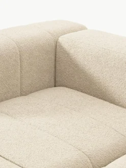 Modulaire bouclé bank Lena (3-zits) met kruk^Westwing Collection Hot