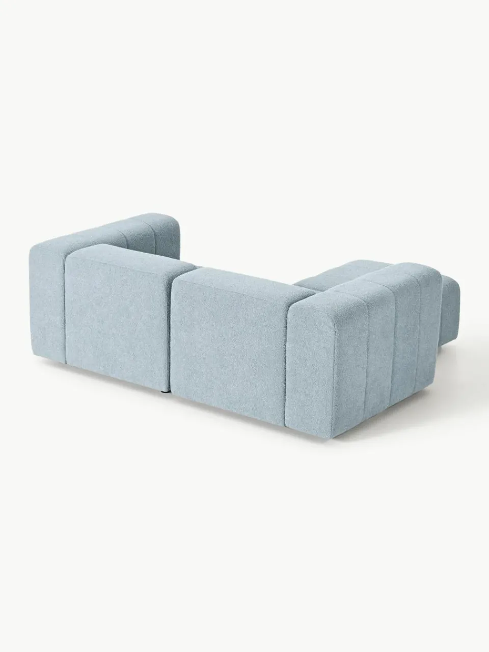 Modulaire bouclé bank Lena (3-zits) met kruk^Westwing Collection Clearance