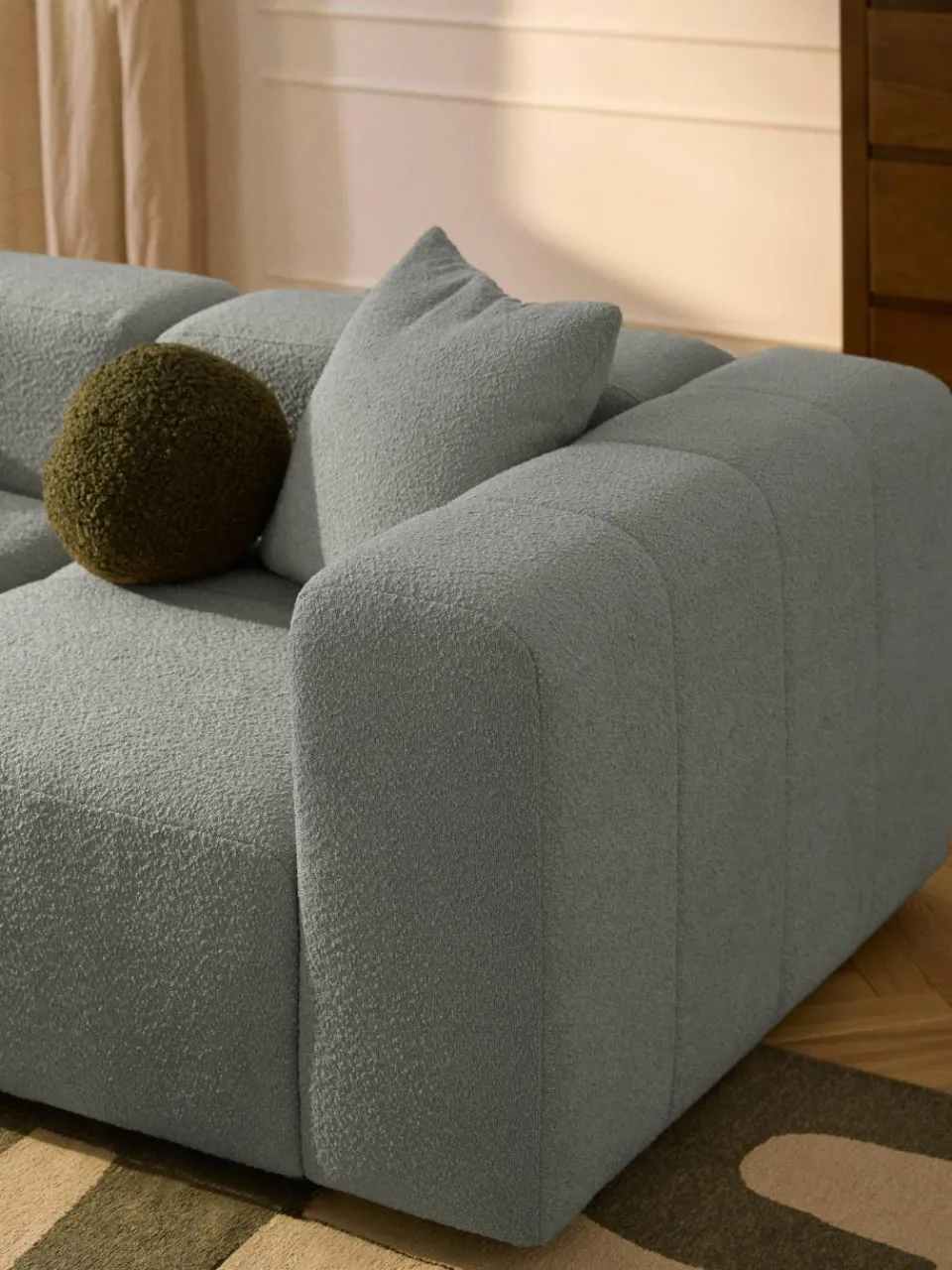 Modulaire bouclé bank Lena (3-zits)^Westwing Collection Best