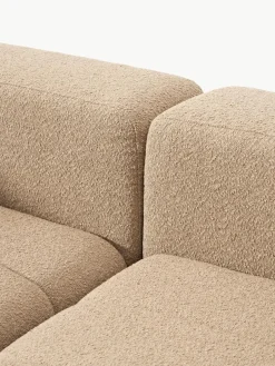 Modulaire bouclé bank Lena (4-zits) met kruk^Westwing Collection Clearance