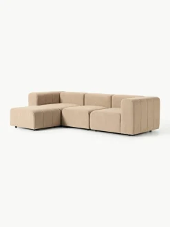 Modulaire bouclé bank Lena (4-zits) met kruk^Westwing Collection Clearance