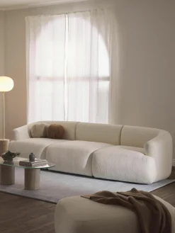 Modulaire bouclé bank Sofia (3-zits)^Westwing Collection New