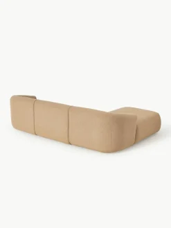 Modulaire bouclé hoekbank Sofia (3-zits)^Westwing Collection Clearance
