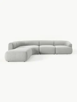 Modulaire bouclé hoekbank Sofia (4 zits)^Westwing Collection New