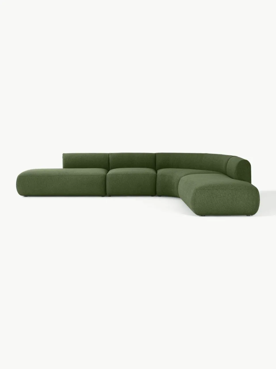 Modulaire bouclé hoekbank Sofia (4-zits)^Westwing Collection Discount