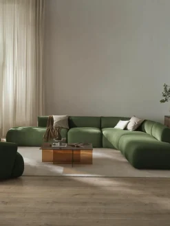 Modulaire bouclé hoekbank Sofia (4-zits)^Westwing Collection Discount