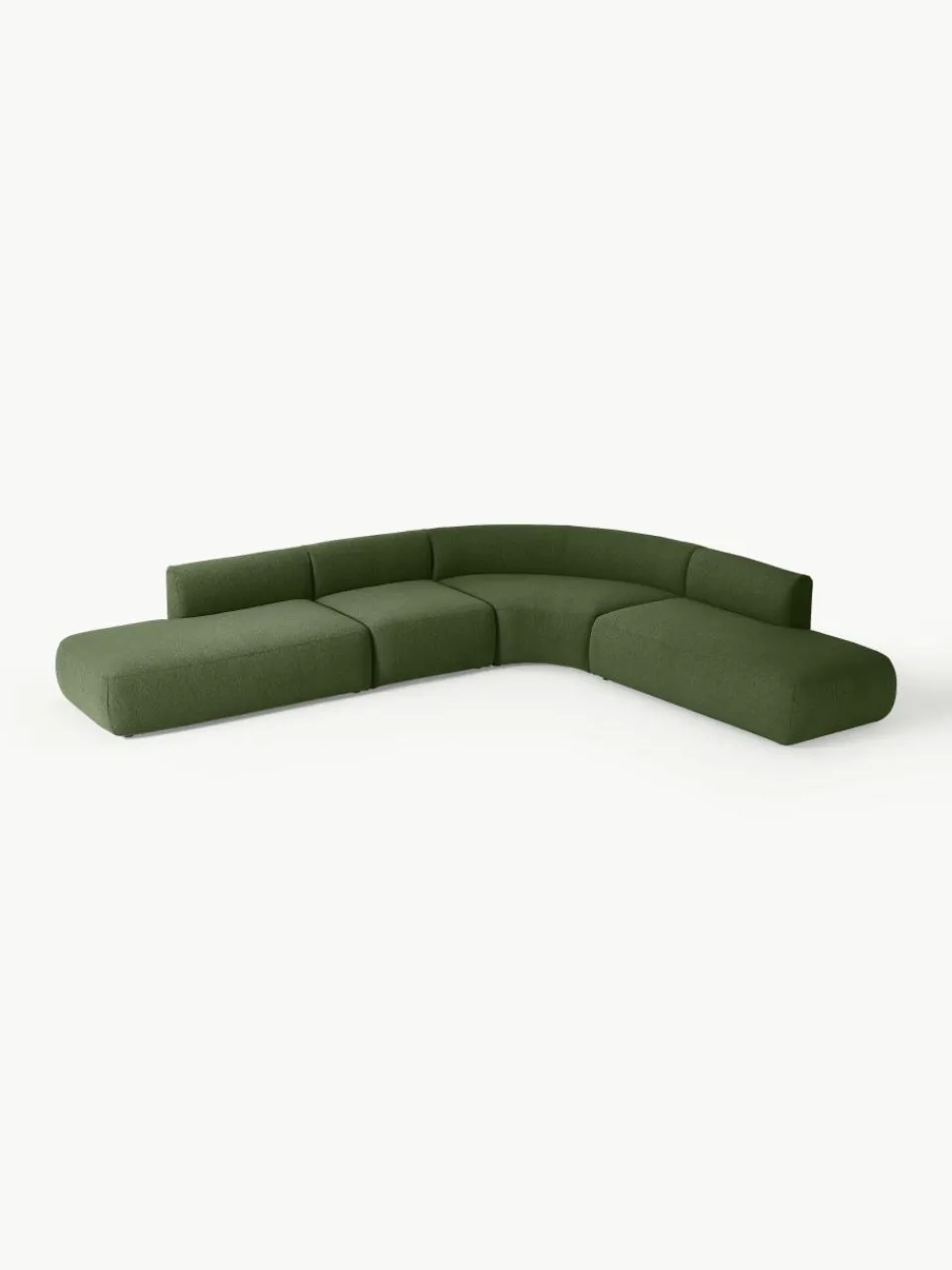 Modulaire bouclé hoekbank Sofia (4-zits)^Westwing Collection Discount