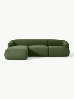 Modulaire bouclé hoekbank Sofia (3-zits)^Westwing Collection Online