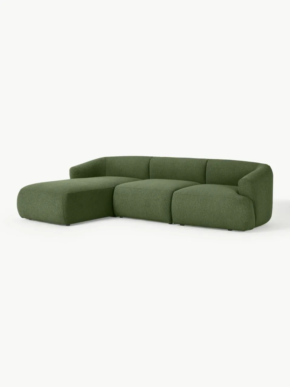 Modulaire bouclé hoekbank Sofia (3-zits)^Westwing Collection Online