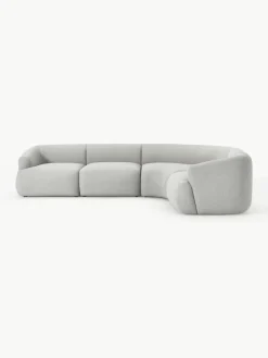 Modulaire bouclé hoekbank Sofia (4 zits)^Westwing Collection Hot