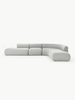 Modulaire bouclé hoekbank Sofia (4 zits)^Westwing Collection Outlet