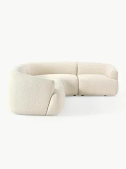 Modulaire bouclé hoekbank Sofia (4 zits)^Westwing Collection Clearance