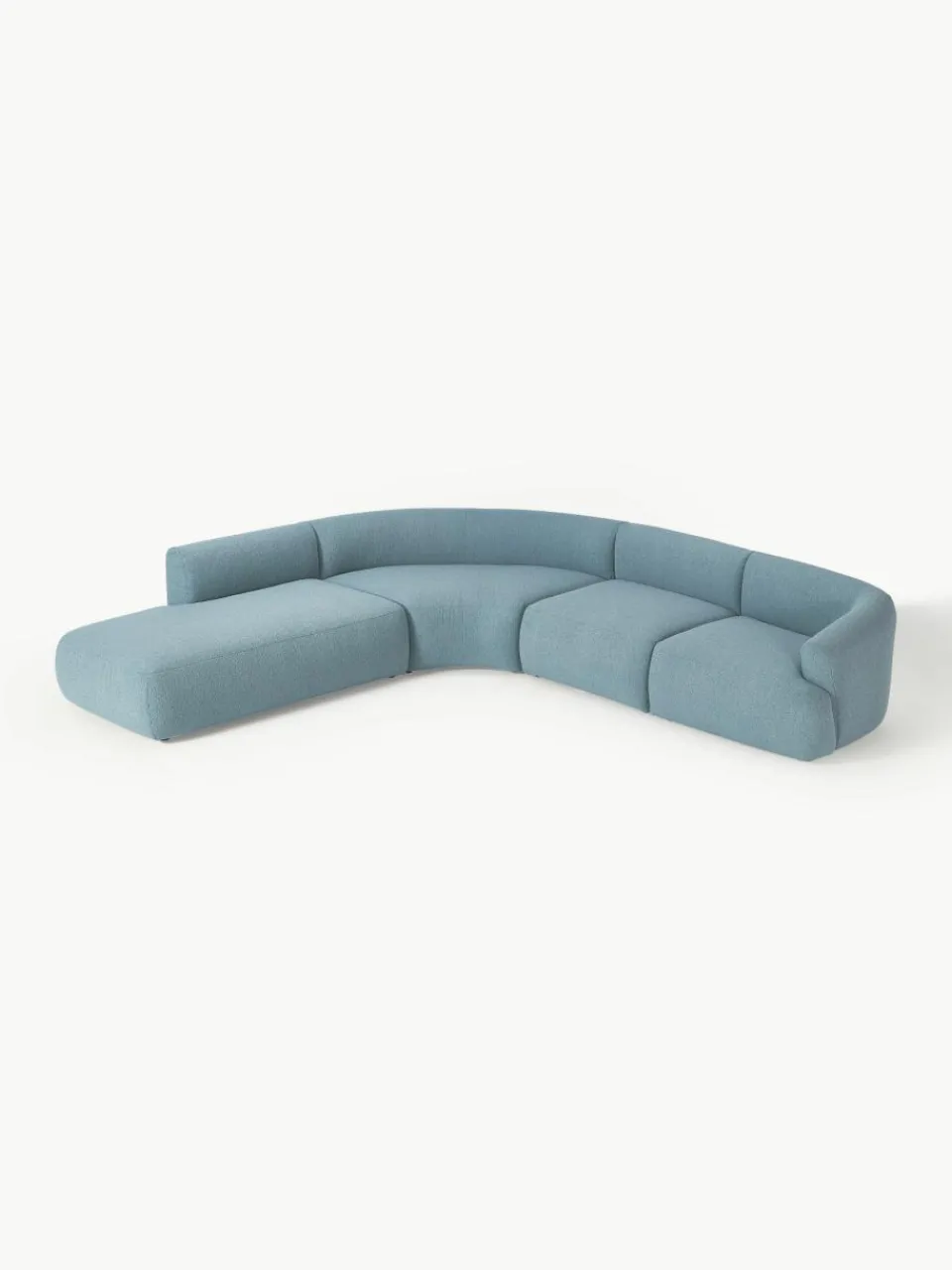 Modulaire bouclé hoekbank Sofia (4-zits)^Westwing Collection Discount