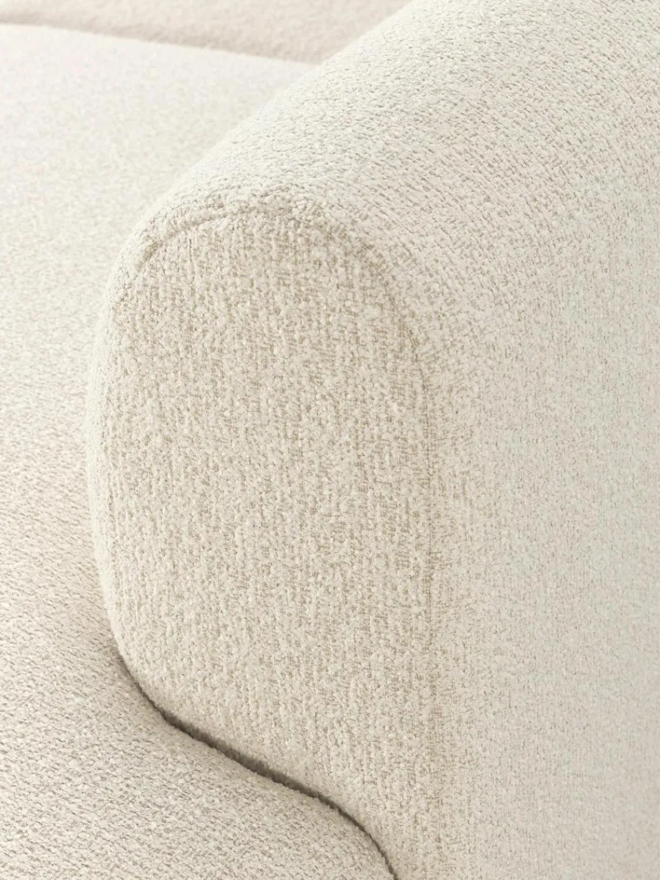Modulaire bouclé hoekbank Sofia (4 zits)^Westwing Collection Best