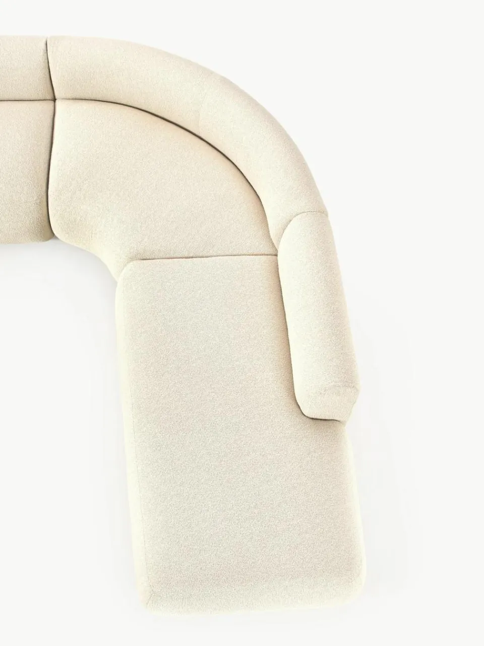 Modulaire bouclé hoekbank Sofia (4 zits)^Westwing Collection Best