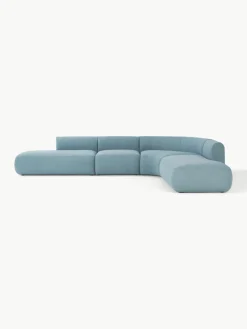 Modulaire bouclé hoekbank Sofia (4-zits)^Westwing Collection Best