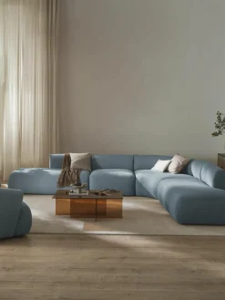 Modulaire bouclé hoekbank Sofia (4-zits)^Westwing Collection Best