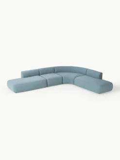 Modulaire bouclé hoekbank Sofia (4-zits)^Westwing Collection Best