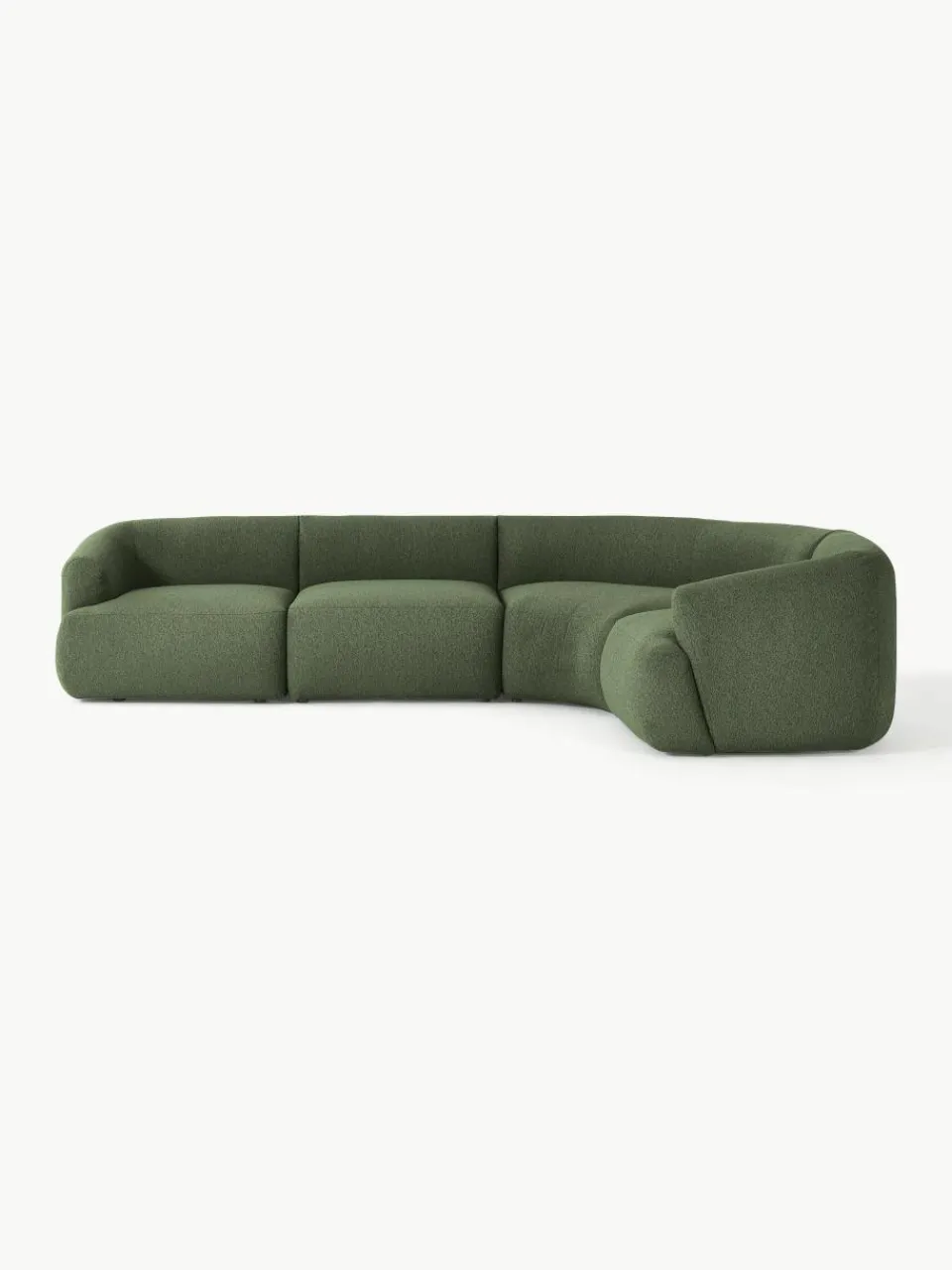 Modulaire bouclé hoekbank Sofia (4-zits)^Westwing Collection Outlet