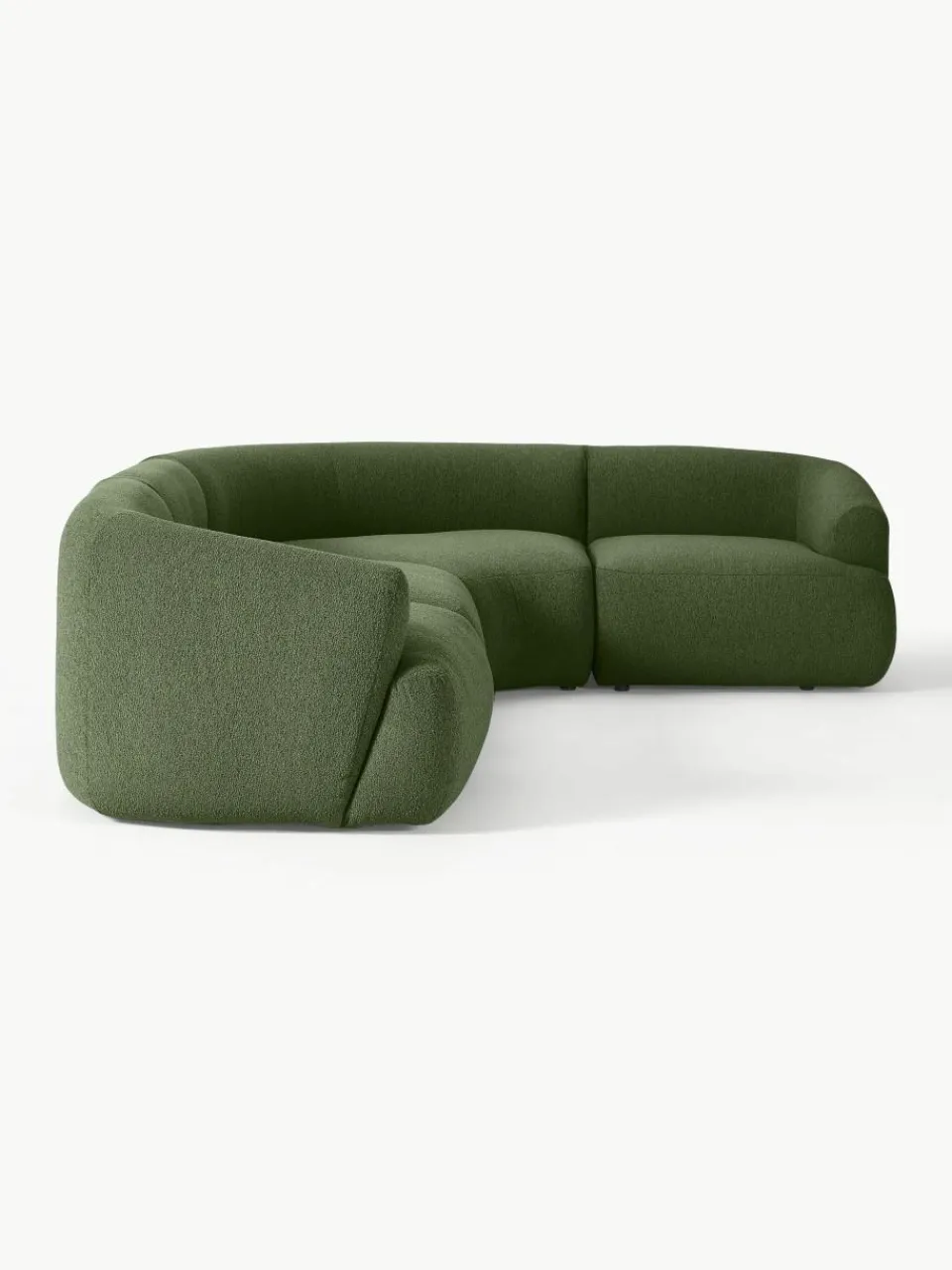 Modulaire bouclé hoekbank Sofia (4-zits)^Westwing Collection Outlet