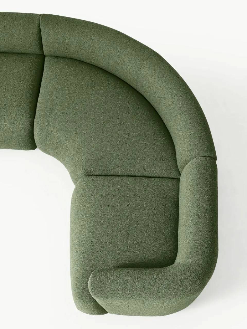 Modulaire bouclé hoekbank Sofia (4-zits)^Westwing Collection Outlet