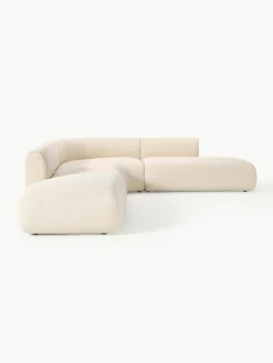 Modulaire bouclé hoekbank Sofia (4 zits)^Westwing Collection Discount