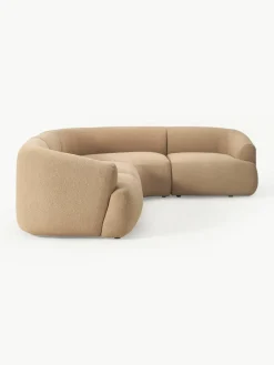 Modulaire bouclé hoekbank Sofia (4-zits)^Westwing Collection Sale