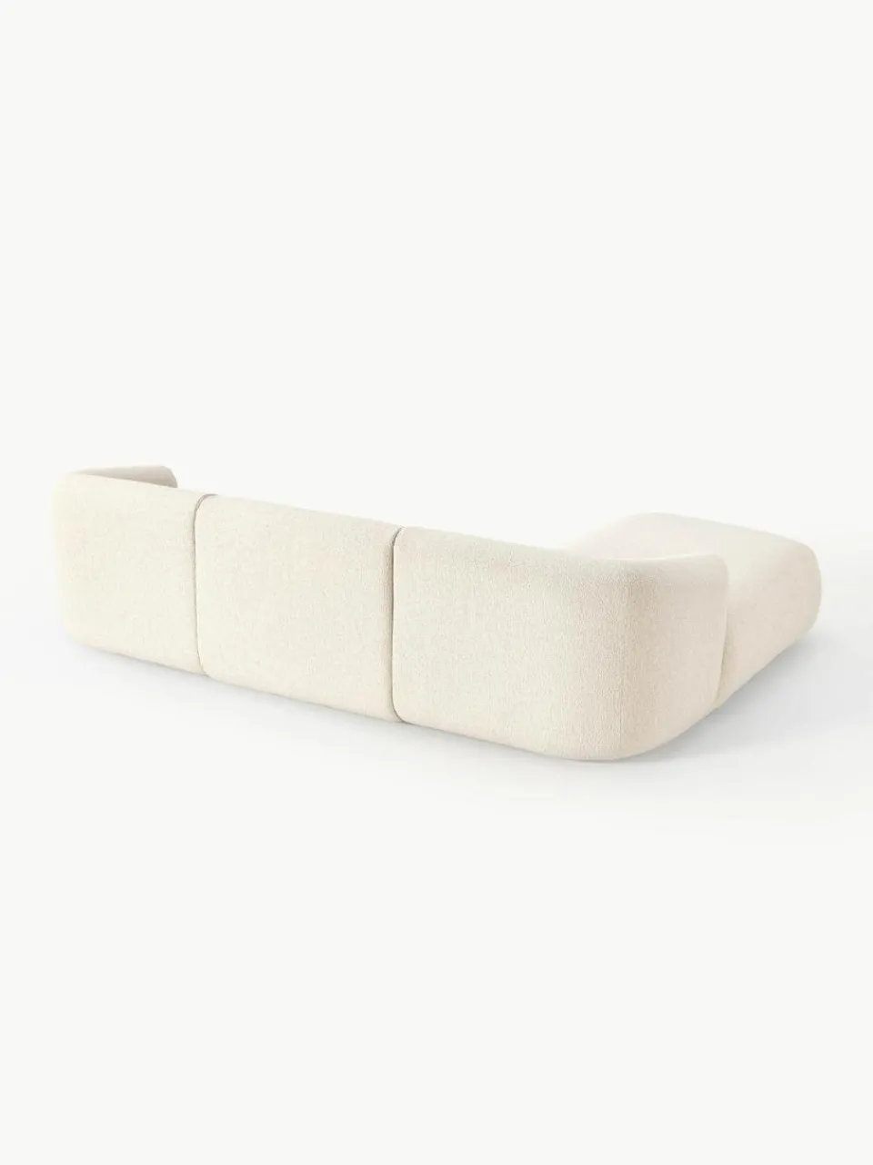 Modulaire bouclé hoekbank Sofia (3-zits)^Westwing Collection Online