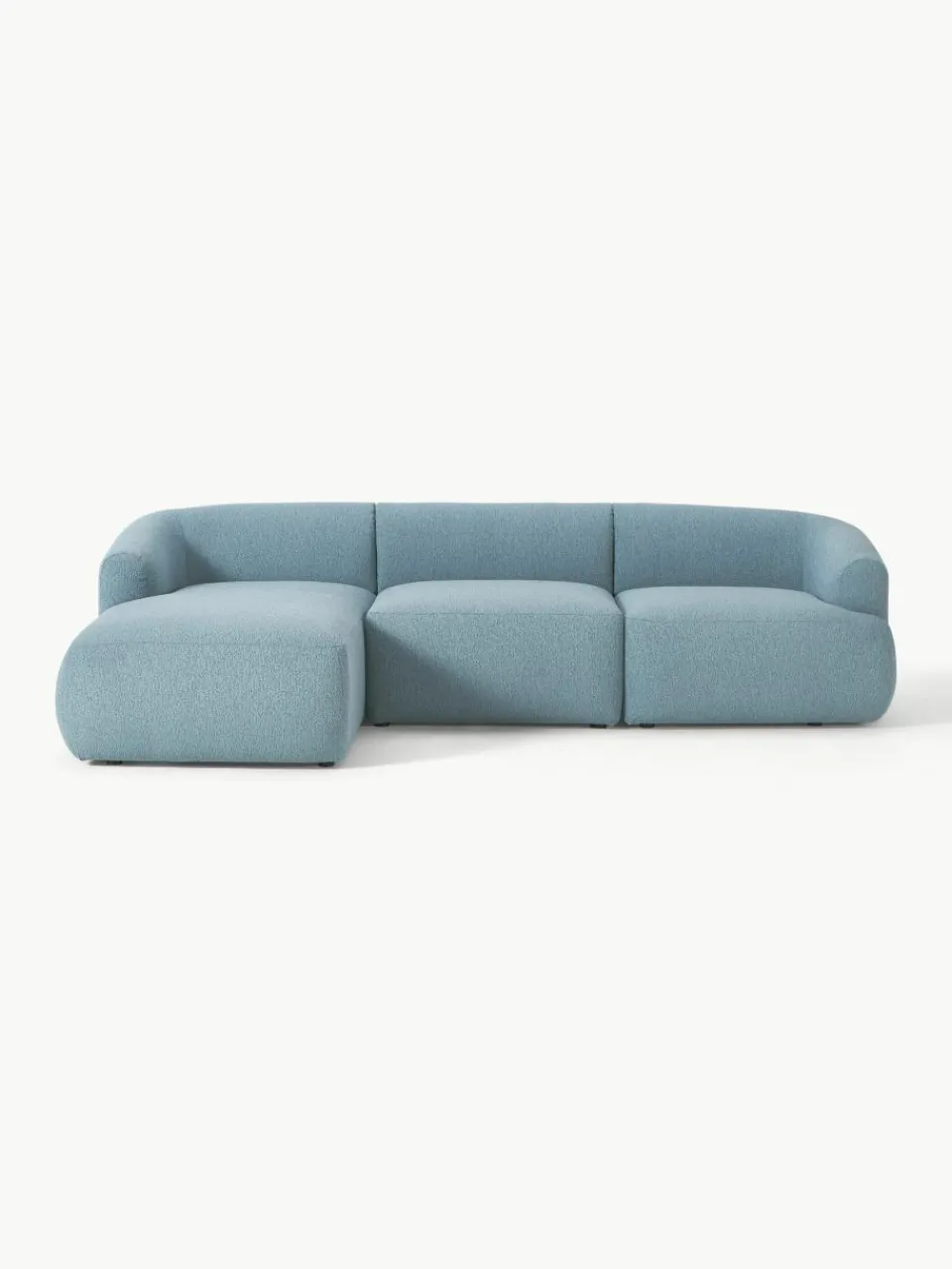Modulaire bouclé hoekbank Sofia (3-zits)^Westwing Collection Outlet