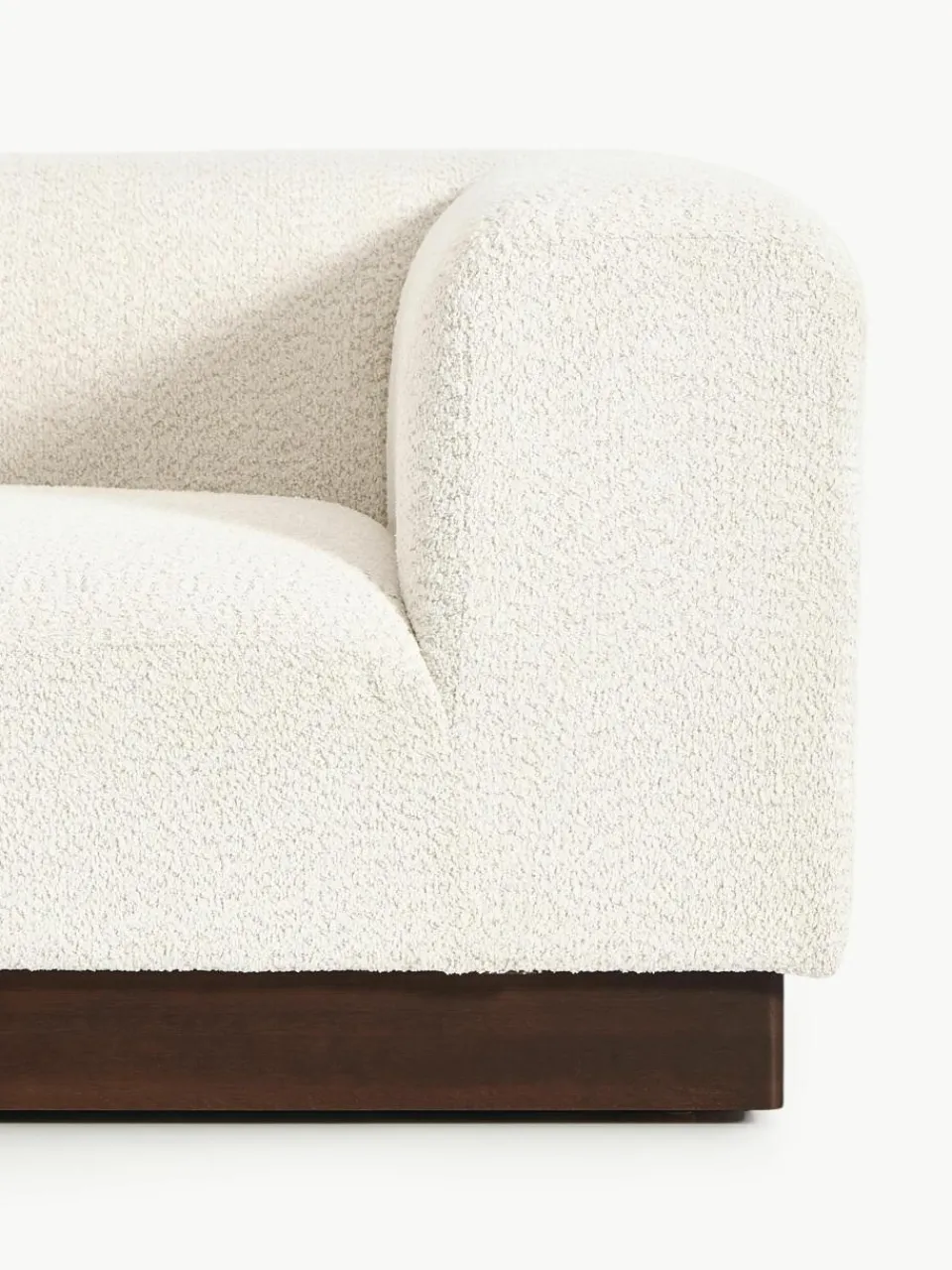 Modulaire chaise longue Natalie van teddy-bouclé^Westwing Collection Clearance