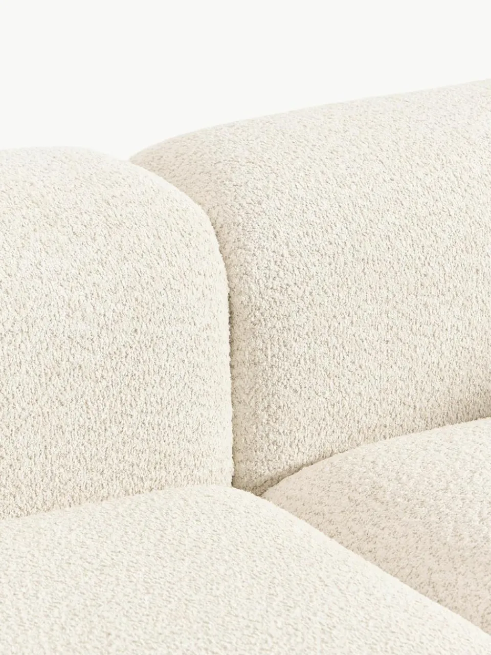 Modulaire chaise longue Natalie van teddy-bouclé^Westwing Collection Clearance