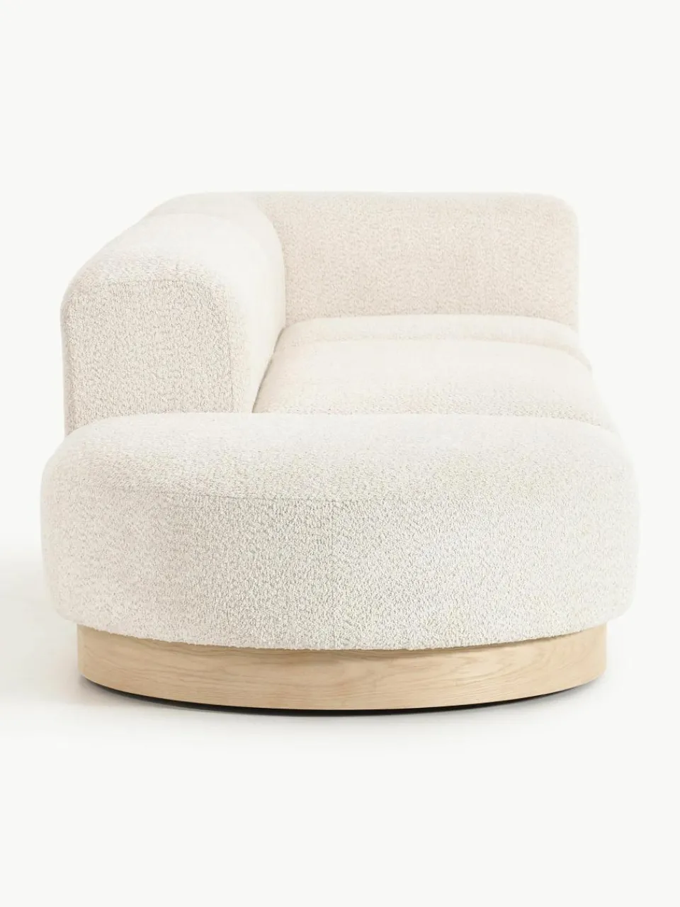 Modulaire chaise longue Natalie van teddy-bouclé^Westwing Collection Outlet