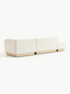 Modulaire chaise longue Natalie van teddy-bouclé^Westwing Collection Outlet