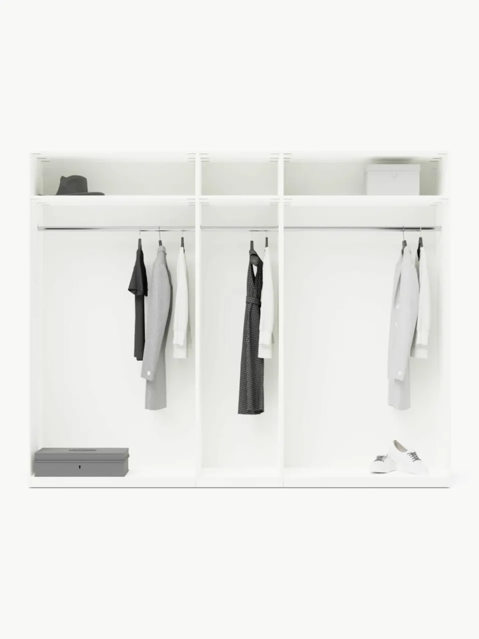 Modulaire draaideurkast Charlotte, 250 cm breed, diverse varianten^Westwing Collection Clearance