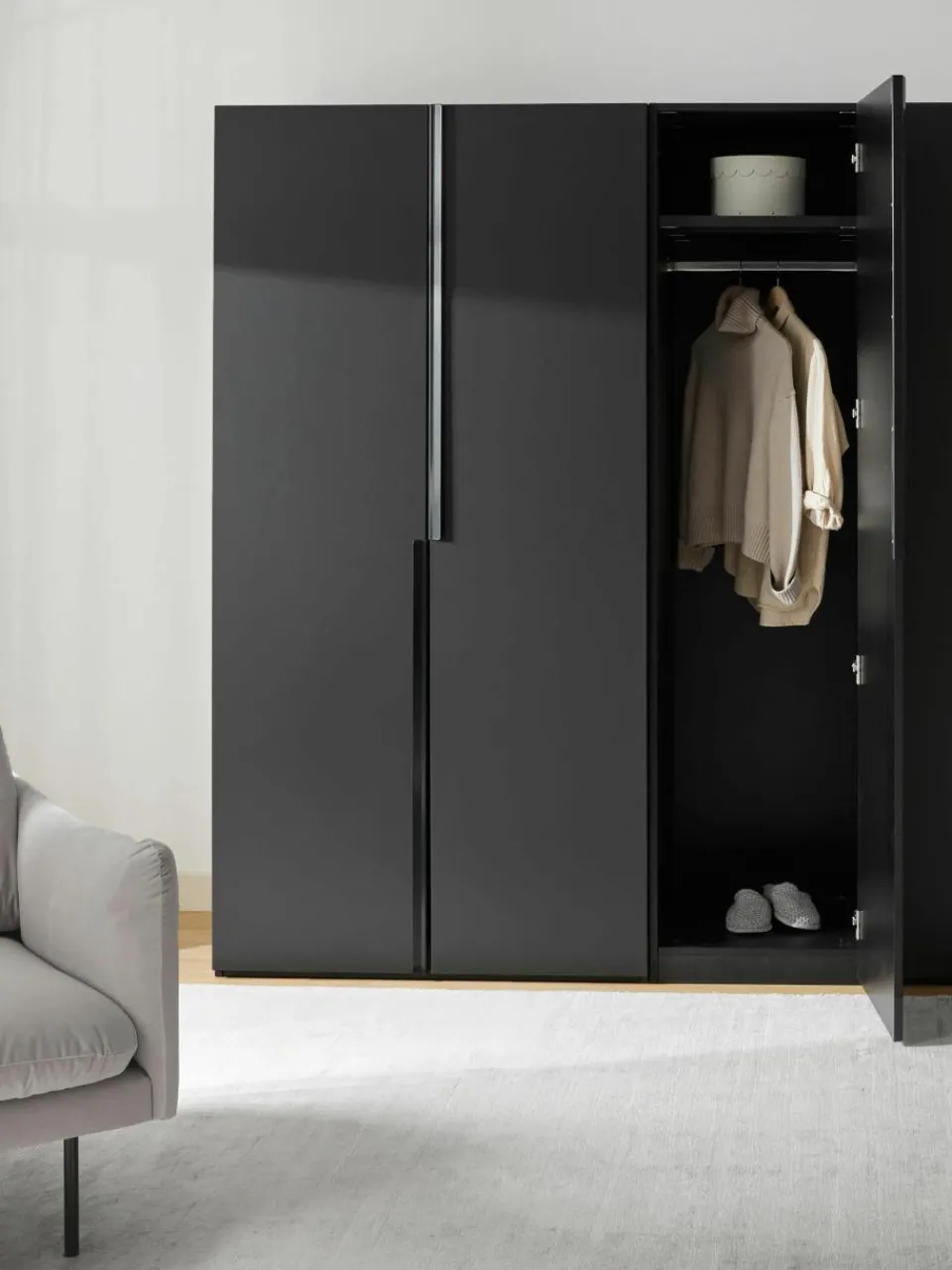 Modulaire draaideurkast Leon, 50 cm breed, diverse varianten^Westwing Collection Fashion