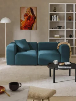 Modulaire fluwelen bank Lena (3-zits)^Westwing Collection Discount