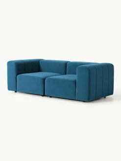 Modulaire fluwelen bank Lena (3-zits)^Westwing Collection Discount