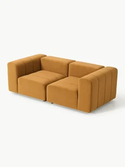Modulaire fluwelen bank Lena (3-zits)^Westwing Collection Outlet