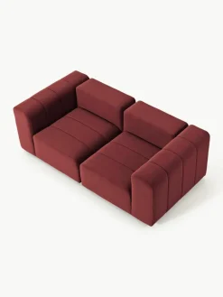 Modulaire fluwelen bank Lena (3-zits)^Westwing Collection New