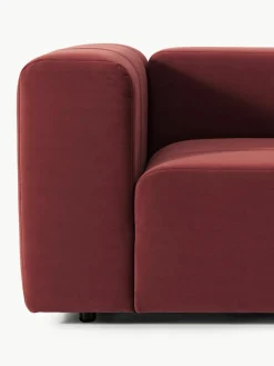 Modulaire fluwelen bank Lena (3-zits)^Westwing Collection New